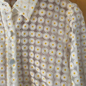 Daisy boxy blouse